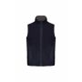 Met fleece gevoerde bodywarmer unisex navy/grey XS