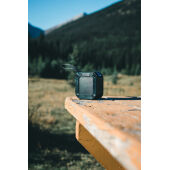 3W RCS gerecycled plastic draadloze Sunwave solar speaker, zwart