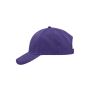 Brushed 6 Panel Cap mauve one size