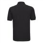 RUS Men Classic Cotton Polo, Black, 3XL