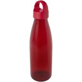 Bergen 800 ml waterfles van gerecycled plastic - Rood
