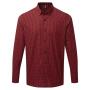 Maxton Check Long Sleeve Shirt, Black/Red, 3XL, Premier