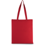 Shopper met lange hengsels Cherry Red One Size