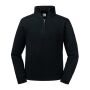 RUS Authentic 1/4 Zip Sweat, Black, 4XL