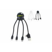 4009| Xoopar Eco Octopus Oplaadkabel - Wit