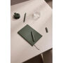 VINGA Baltimore RCS PU softcover notitieboek, groen VINGA Baltimore RCS PU softcover notitieboek, groen
