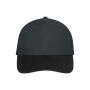 6 Panel Mesh Cap dark grey/black one size