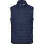 Men's Down Vest navy/silver 3XL