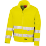 Hi-vis Softshelljack Fluorescent Yellow S