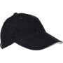 6-panel sandwich katoenen baseballcap 6-panel sandwich katoenen baseballcap