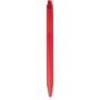 Chartik monochromatische balpen van gerecycled papier met matte afwerking (zwarte inkt) - Rood