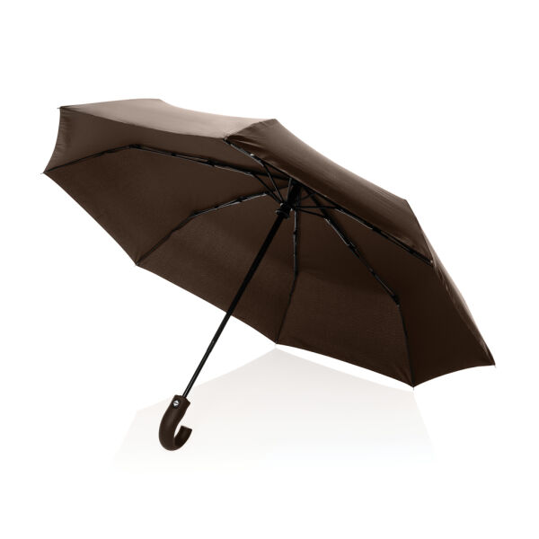 KENTO URBAN 21'' AWARE™ 190T RPET auto open-/sluitparaplu, bruin KENTO URBAN 21'' AWARE™ 190T RPET auto open-/sluitparaplu, bruin