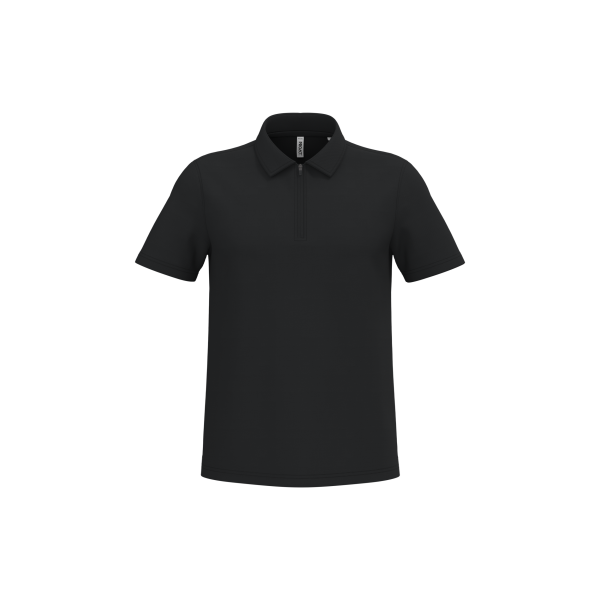 Heren sportpolo met kraag met kwartrits