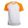 SP Trail sportshirt, 140 gr/m² - Wit/Fluo orange