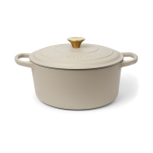VINGA Monte geëmailleerde gietijzeren pan 5,5L, grijs