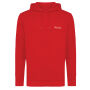 Iqoniq Jasper gerecycled katoen hoodie, rood (XXS)