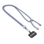 Crossbody, trendy duotone lanyard telefoonhouder van polyester