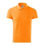 Polo Shirt men's Cotton tangerine orange S