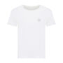 Iqoniq Yala dames lichtgewicht gerecycled katoen t-shirt, wit (XS)