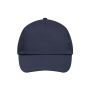 5 Panel Promo Cap Lightly Laminated navy