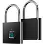 SCX.design T11 smart fingerprint padlock - Solid black