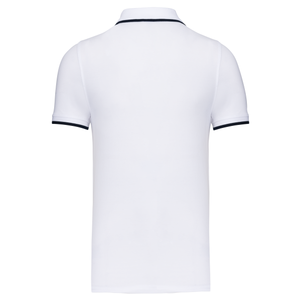 Polo manches courtes homme White / Navy / White M Polo manches courtes homme White / Navy / White M