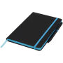Noir Edge medium notitieboek - Zwart/Blauw Noir Edge medium notitieboek - Zwart/Blauw