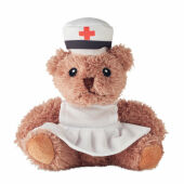 NURSE - Pluche teddybeer verpleegster - Wit