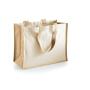 PRINTER'S JUTE CLASSIC SHOPPER, NATURAL, One size, WESTFORD MILL