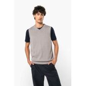 Heren spencer met v-hals Dark Grey S
