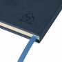 Gerecycled notitieboekje A5 Bloom blauw