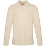Calgary 180 g/m² herenpolo met lange mouwen - Zandsteen - 3XL