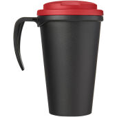 Americano® Grande 350 ml geïsoleerde beker - Zwart/Rood