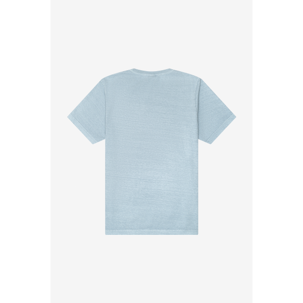 Dik uniseks t-shirt met vintage wash Light washed denim XXL Dik uniseks t-shirt met vintage wash Light washed denim XXL