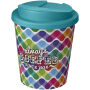 Brite-Americano® Espresso 250 ml geïsoleerde beker - Wit/Aqua