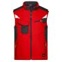 Workwear Softshell Vest - STRONG - red/black XL