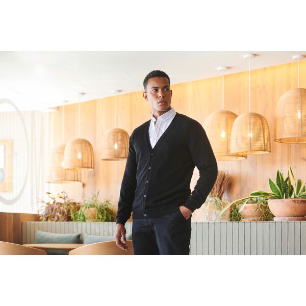 Men's Lichtgewicht V Cardigan Black S Men's Lichtgewicht V Cardigan Black S