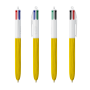 BIC® 4 Colours Wood Style 4 Colours Wood BP LP Yellow_UP white_RI white