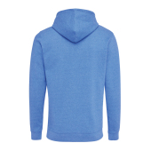 Iqoniq Torres gerecycled katoen hoodie ongeverfd, heather blue (XXL)