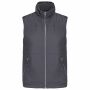Met fleece gevoerde bodywarmer heren convoy grey 3XL