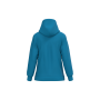 Eco damessweater met capuchon Tropical Blue XS