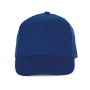 Baseballpet - 5 panelen Royal Blue One Size