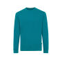 IQONIQ Zion gerecycled katoen sweater, verdigris (XXXL)