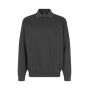Polo sweatshirt | klassiek - Antraciet melange, XL