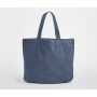 GARMENT DYED SHOPPER, VINTAGE DENIM, One size, WESTFORD MILL