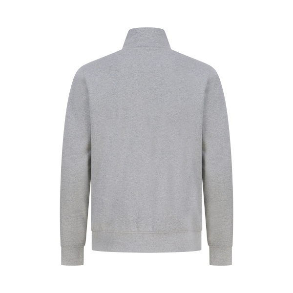 Unisex-Sweatshirt mit Reißverschlusskragen Heather Grey 4XL Unisex-Sweatshirt mit Reißverschlusskragen Heather Grey 4XL