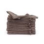 Organic 100% cotton Washcloth 16x21 cm, Taupe