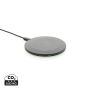 RCS gerecycled plastic 15W draadloze snellader, zwart RCS gerecycled plastic 15W draadloze snellader, zwart