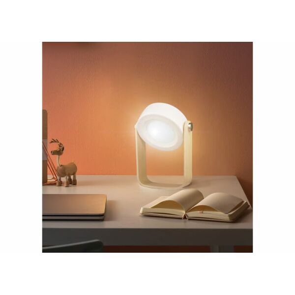 Coollux multifunctionele LED-lamp met bamboe handvat