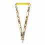 Polyester keycord met gesublimeerde satijnen overlay